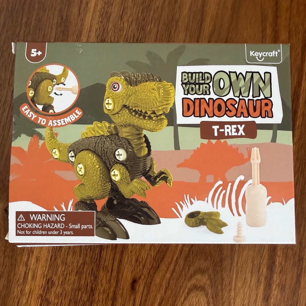 Keycraft Build Your Own Dinosaur T-Rex STEM Model Building Kit GL226TGT New